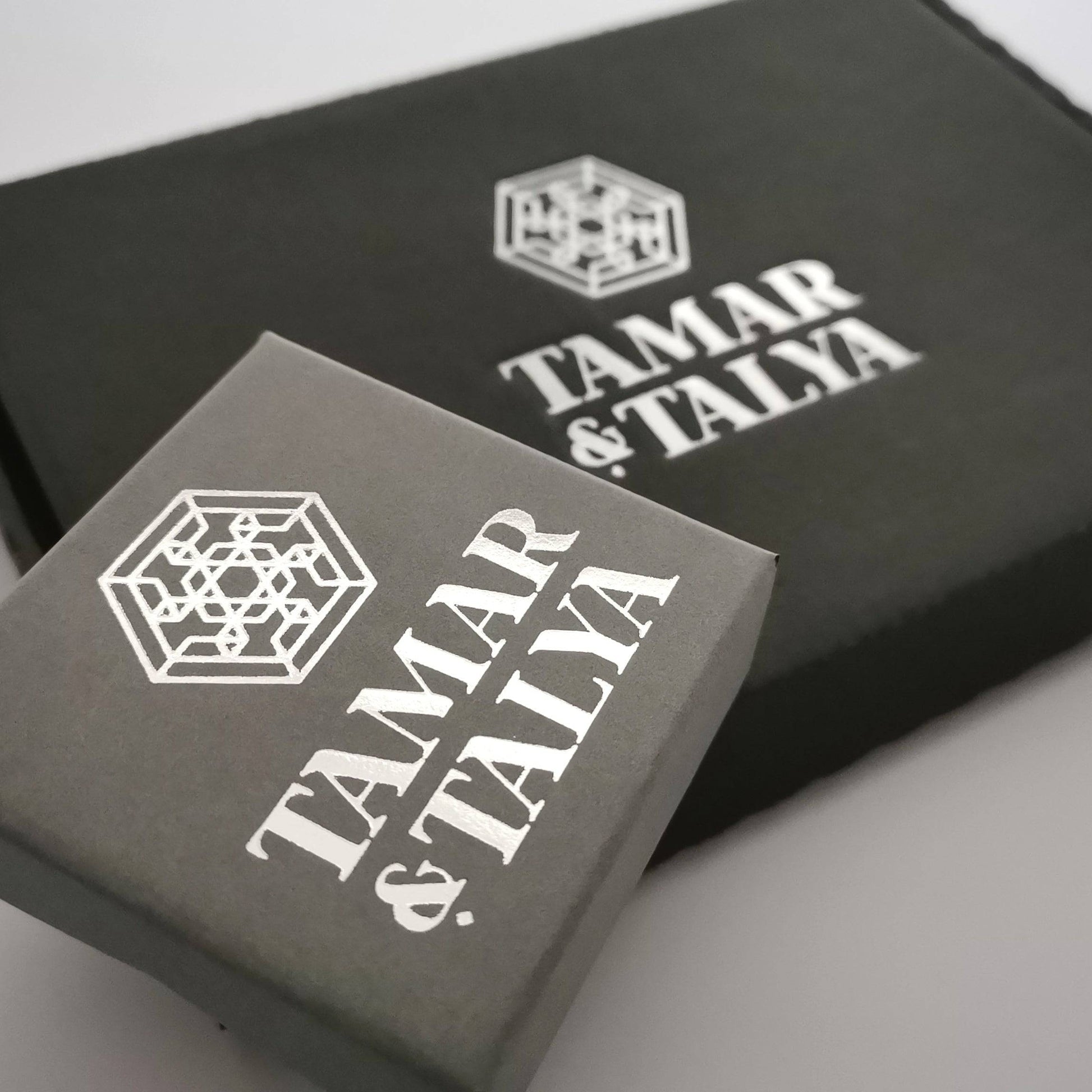 Bee - silver mini earrings - Tamar and Talya