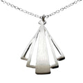 Art Deco Pendant Necklace | Sterling Silver 20" Chain | Gift Wrapped | Tamar & Talya Default Title
