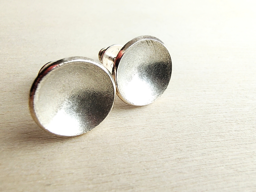 Silver Earrings | Bridesmaid Gift for Her Studs | Handmade Gifts for Women | Wedding Jewellery