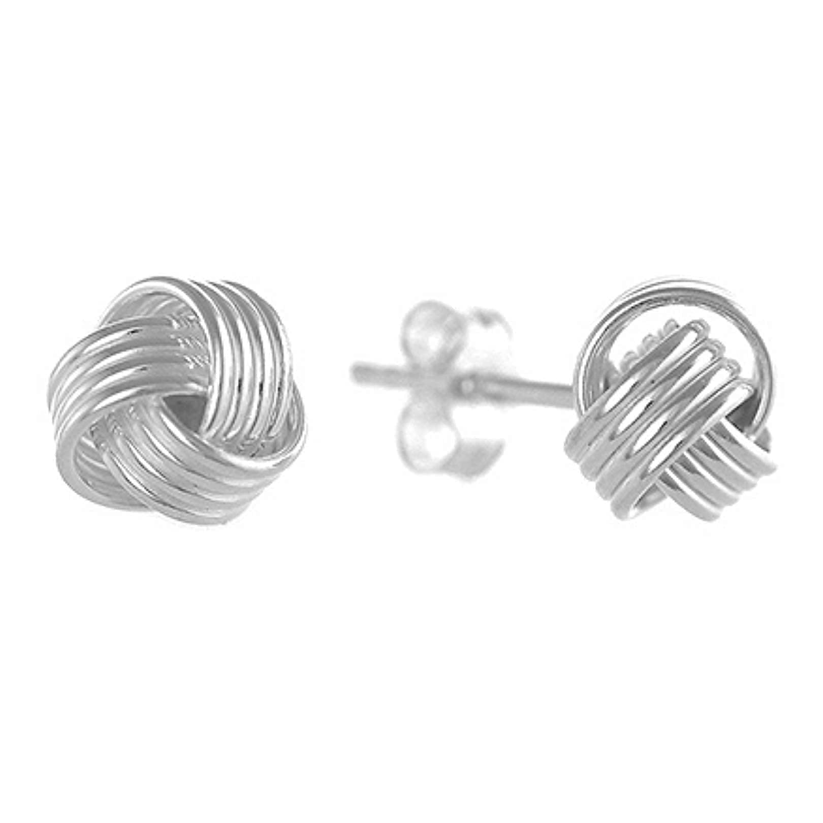 Celtic Knot Stud Earrings | Handcrafted 925 Sterling Silver | Gift for Her | Tamar & Talya