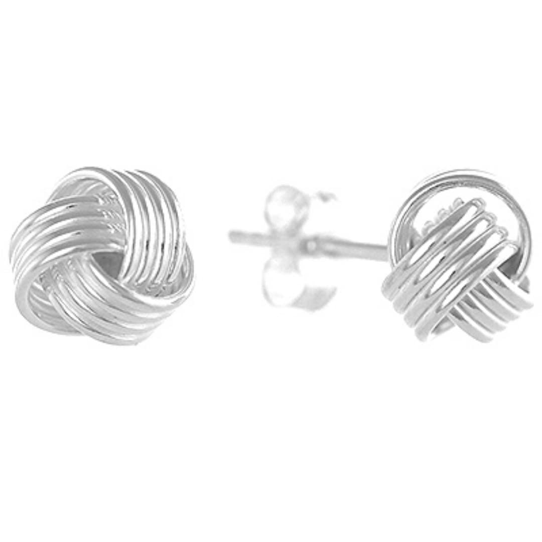 Celtic Knot Stud Earrings | Handcrafted 925 Sterling Silver | Gift for Her | Tamar & Talya Default Title