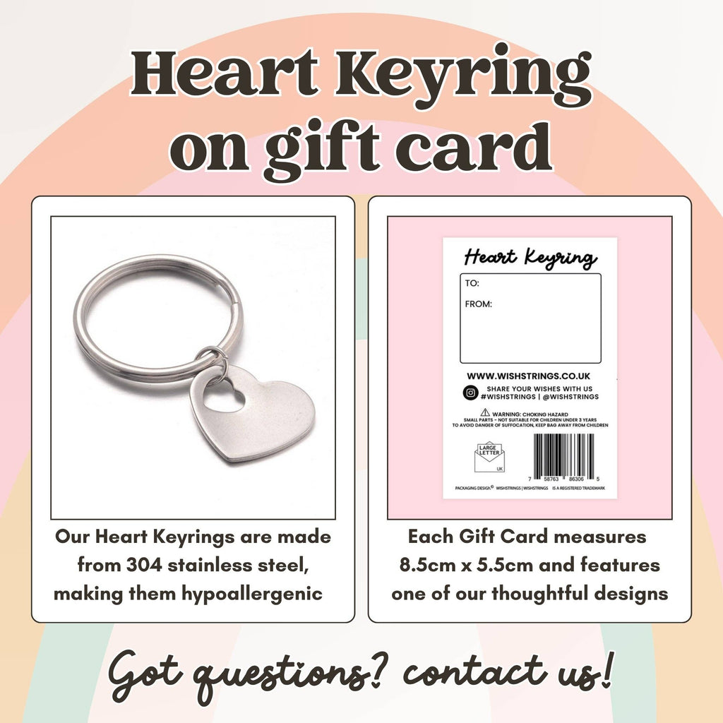 YOU ARE AMAZING - Heart Keyring