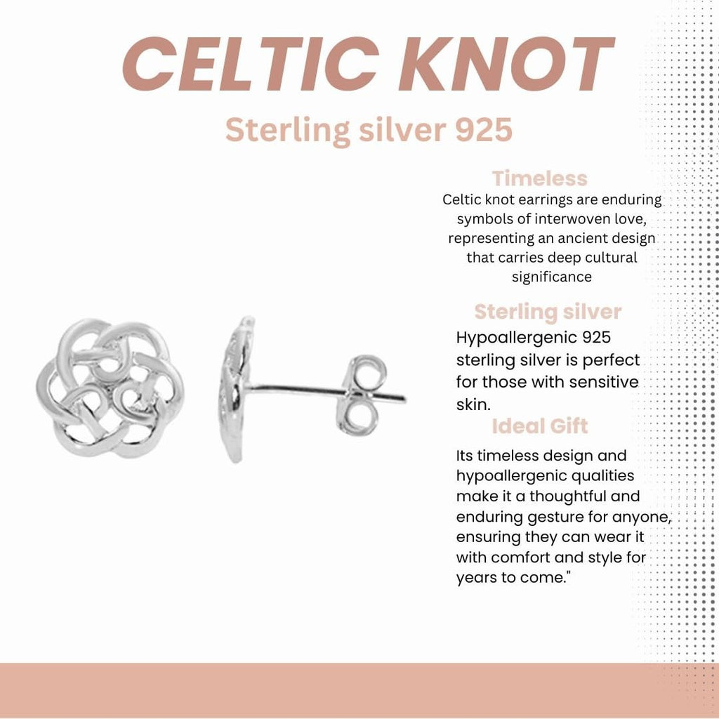 Celtic Knot Stud | Tamar And Talya Sterling Silver Earrings