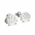 Sterling Silver Hedgehog Stud Earrings | Handcrafted Animal Jewellery | Cute Gift for Her | Tamar & Talya