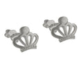 Tiara crown princess studs Daughter Gifts From Mum Childrens Jewellery Girls Fairytale Princess Crown Tiara Stud Earrings Default Title