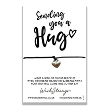 Load image into Gallery viewer, Sending You A Hug Bracelet | WishStrings Wish Bracelet | Build Your Own Gift Box | Tamar &amp; Talya.
