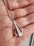 Deco Necklace on ball beaded chain
