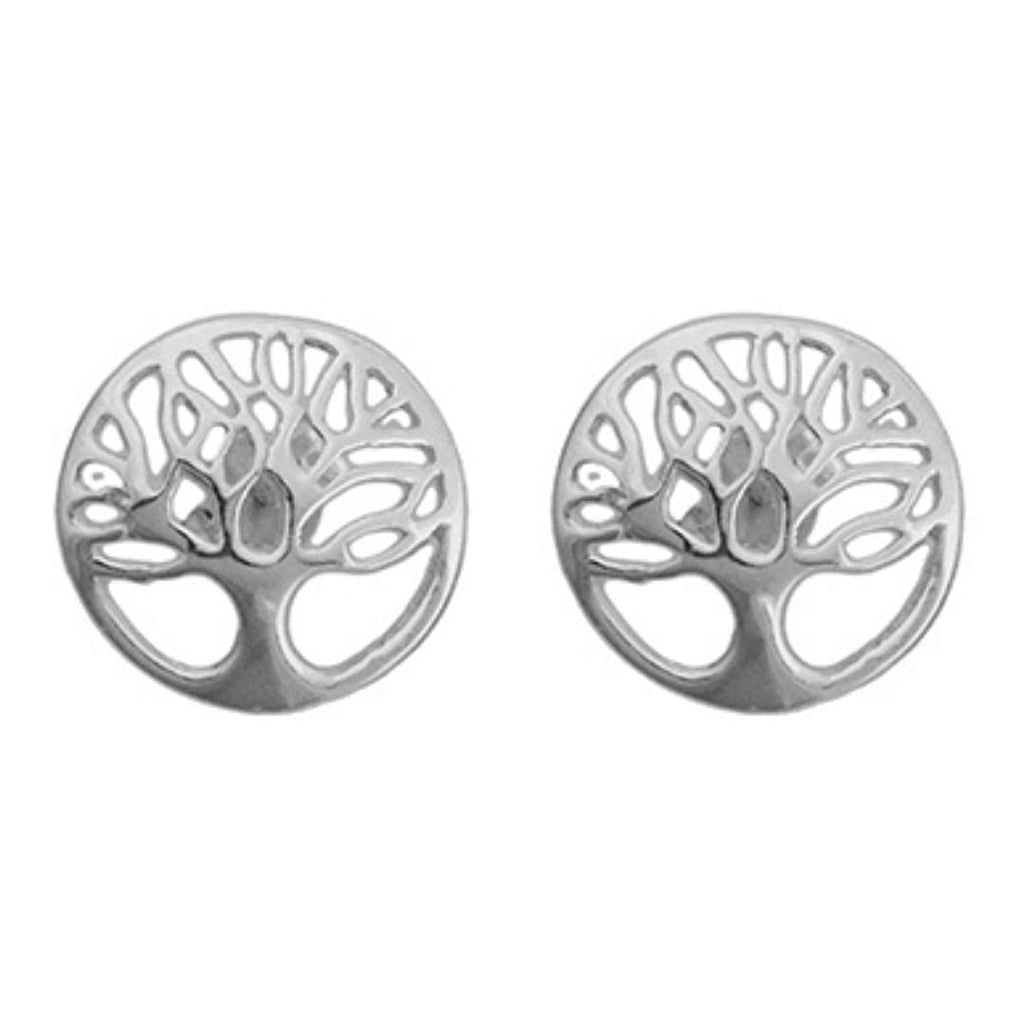 Tree of Life Stud Earrings | Handcrafted 925 Sterling Silver | Gift for Her | Tamar & Talya