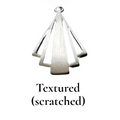 Textured Deco Pendant Only (no chain) - Attach to your own chain