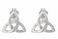 Sterling Silver Celtic Knot Stud Earrings | Handcrafted Heritage Jewellery | Gift for Her | Tamar & Talya