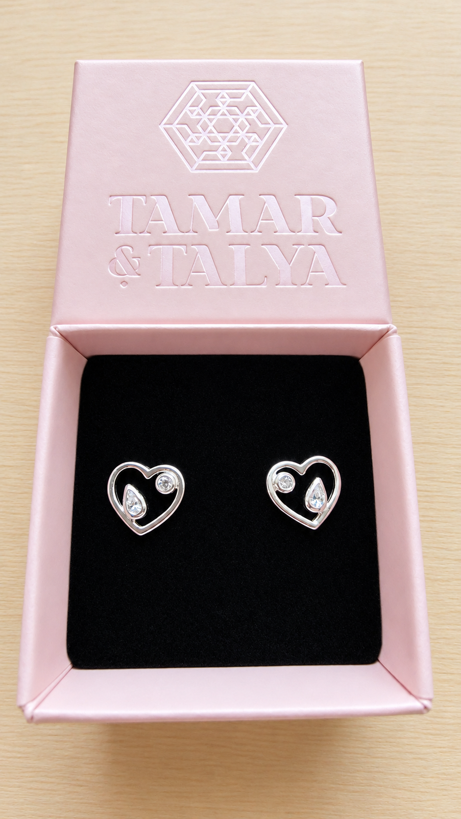 Sterling Silver Heart Stud Earrings - Elevate Your Everyday Style