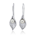 Calla Lily Freshwater Pearl Drop Earrings | Tamar and Talya