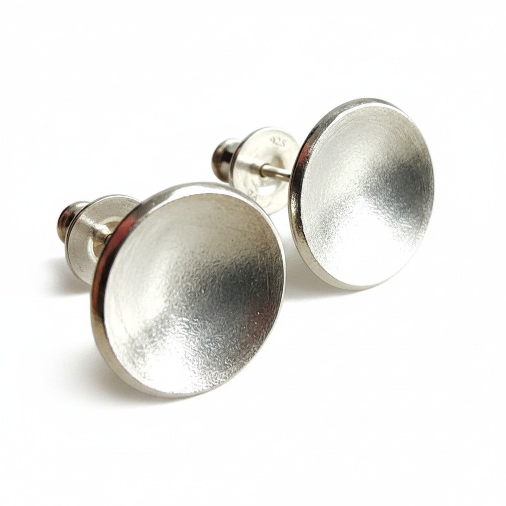 Silver Earrings | Bridesmaid Gift for Her Studs | Handmade Gifts for Women | Wedding Jewellery