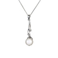 Sterling Silver Pearl Pendant | Bridal Necklace | Tamar and Talya