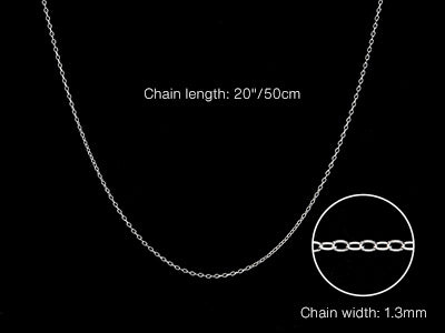 Trace Chain Sterling Silver 925 - Various Lengths