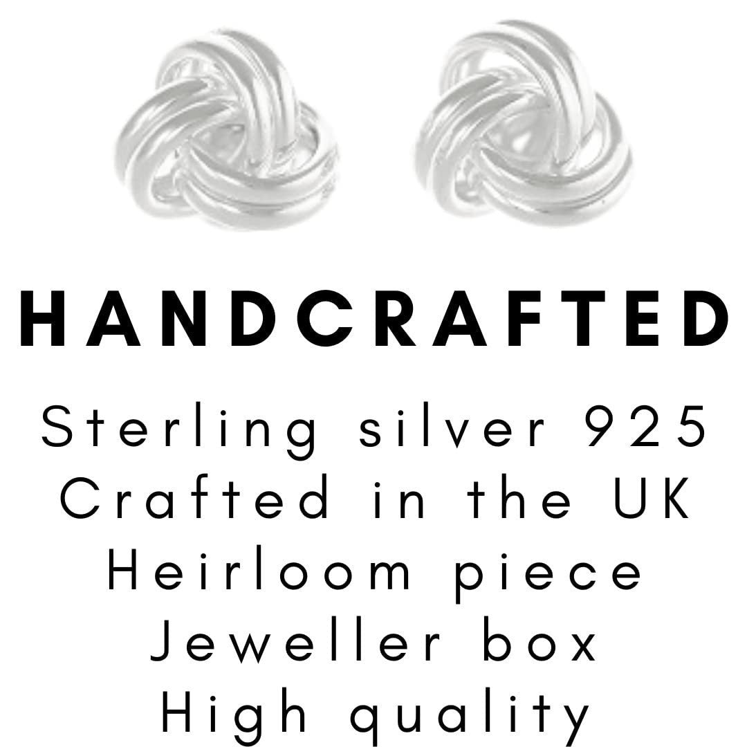 Tamar And Talya Sterling Silver Knot Stud Earrings