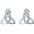 Sterling Silver Celtic Knot Stud Earrings | Handcrafted Heritage Jewellery | Gift for Her | Tamar & Talya Default Title