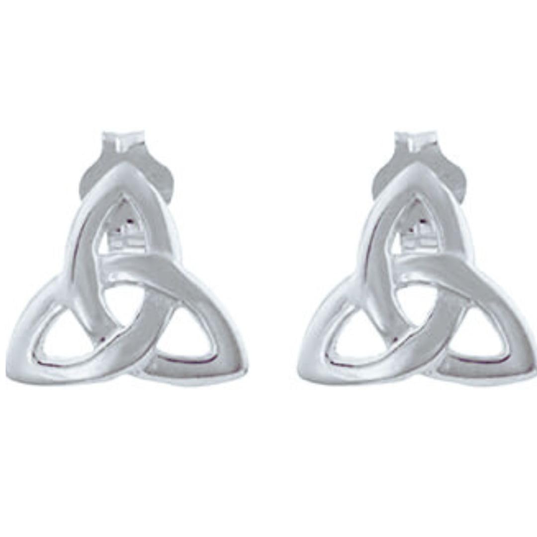 Sterling Silver Celtic Knot Stud Earrings | Handcrafted Heritage Jewellery | Gift for Her | Tamar & Talya Default Title