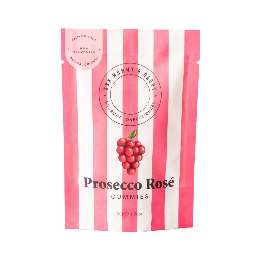 Prosecco Rose Gummies.