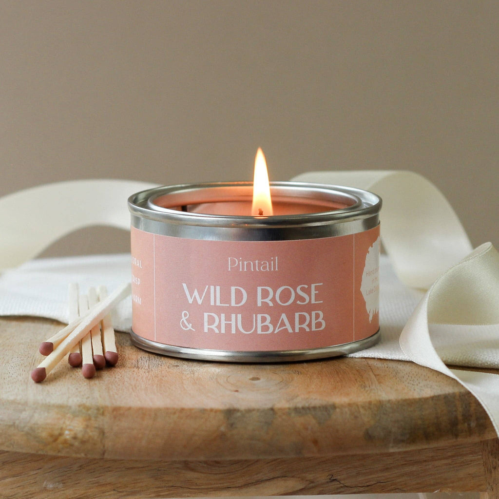 Wild Rose & Rhubarb Candle