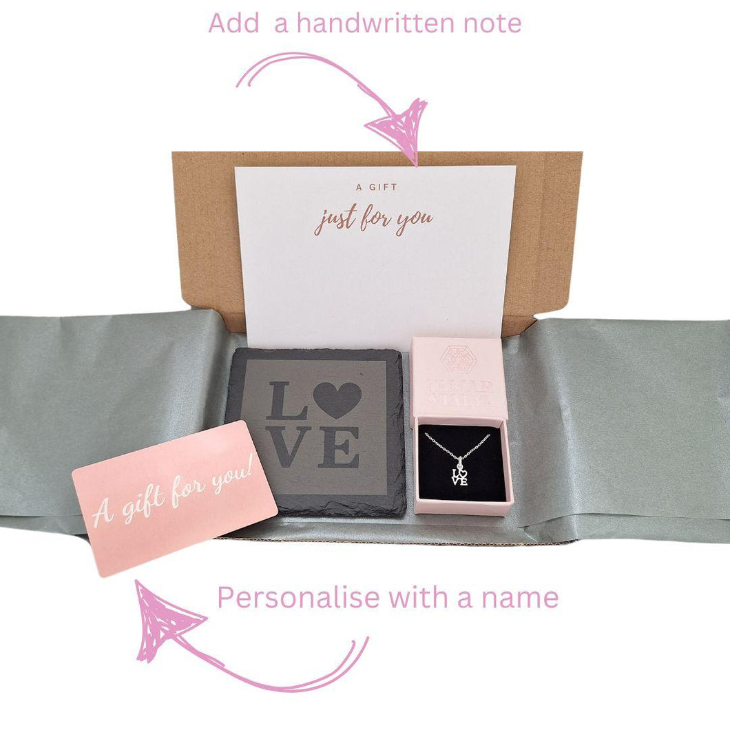 Love gift box - ready to go heart gift. Valentines gift for her! - Tamar and Talya