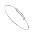 50mm Sterling Silver Bangle 1.7mm Extendable Child
