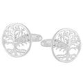 Tree of Life Cufflinks | Sterling Silver 925 | Handmade in the UK