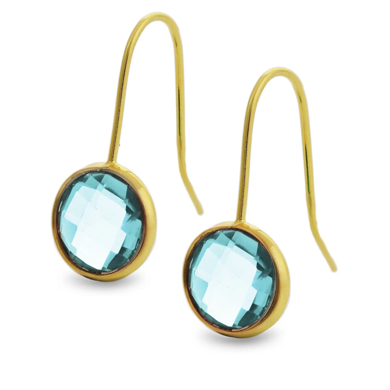 Aquamarine | Sterling Silver Gold Plated | Tamar and Talya