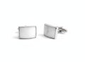 Sterling Silver Agate Cufflinks — White Agate, Handmade in the UK | Wedding, Groomsman, Anniversary Gift