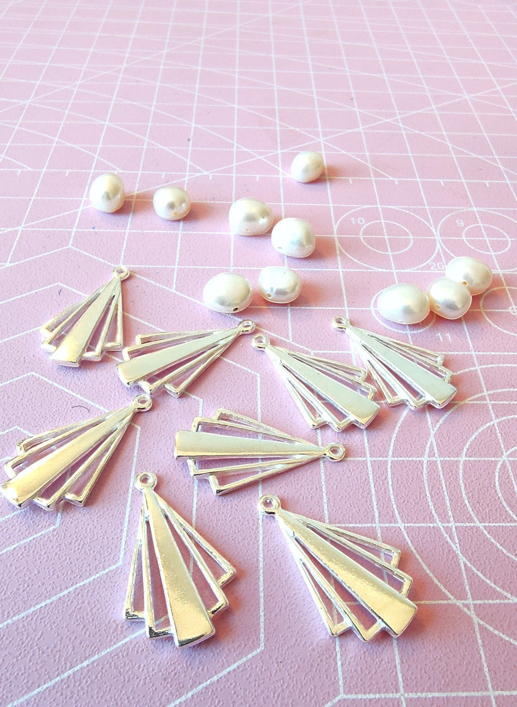 Sterling Silver & Freshwater Pearl Bridal Earrings