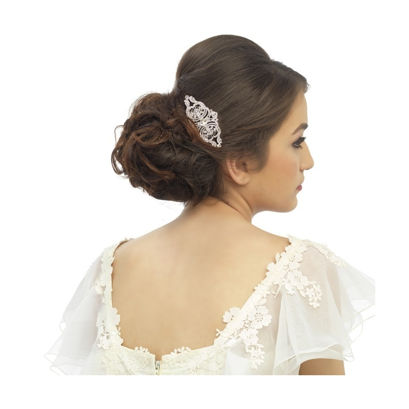 Bridal art deco hair comb vintage style - Tamar and Talya