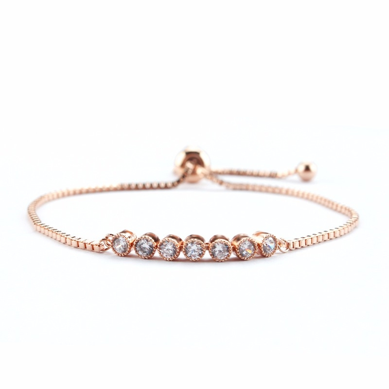tennis bracelet - available in silver, gold, and rose gold