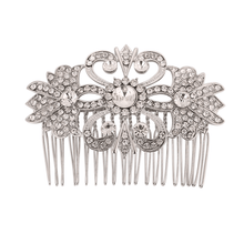 Load image into Gallery viewer, Bridal art deco hair comb vintage style - Tamar and Talya
