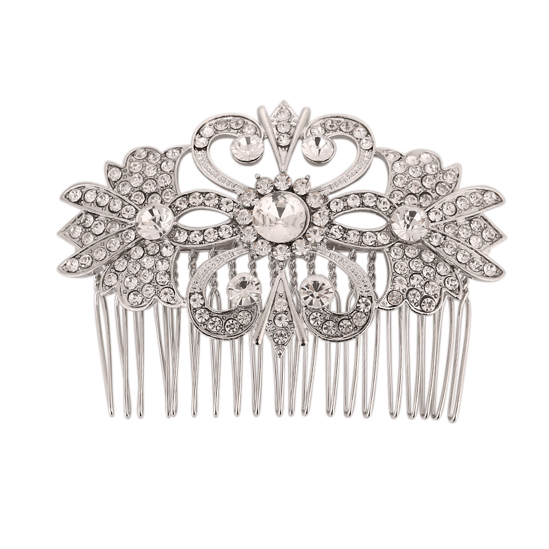 Bridal art deco hair comb vintage style - Tamar and Talya