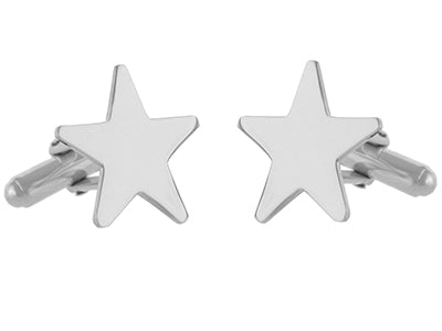 Star cufflinks in sterling silver - Tamar and Talya