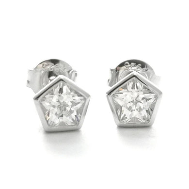 CZ geometric studs - Tamar and Talya