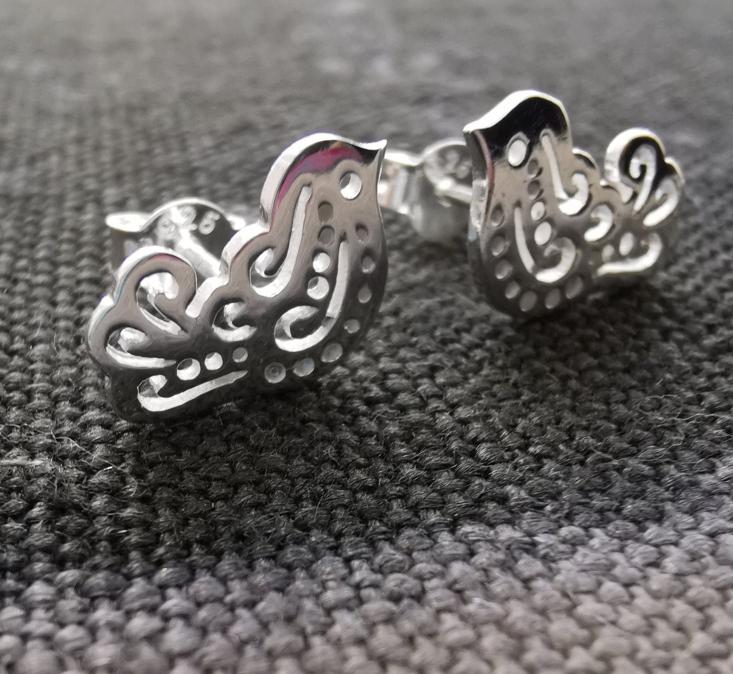 Dove earring in sterling silver - Tamar and Talya