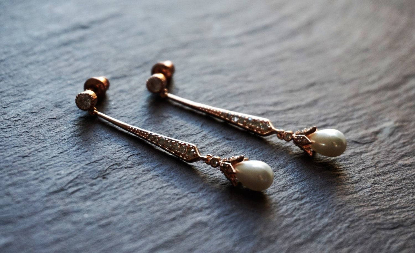 Pearl earrings - Tamar and Talya