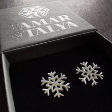 Load image into Gallery viewer, Snowflake Studs Christmas Gift - Tamar and Talya
