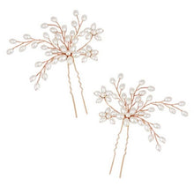 Load image into Gallery viewer, 3 piece bridal hair pins - Tamar and Talya
