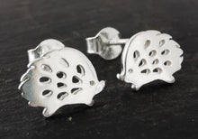 Load image into Gallery viewer, Hedgehog earrings in sterling silver 925 - Tamar and Talya
