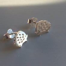 Load image into Gallery viewer, Hedgehog earrings in sterling silver 925 - Tamar and Talya
