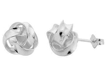 Load image into Gallery viewer, Gift For her  Celtic lover knot earrings gifts for her Silver knot earrings, sterling silver love knot earrings - Tamar and Talya
