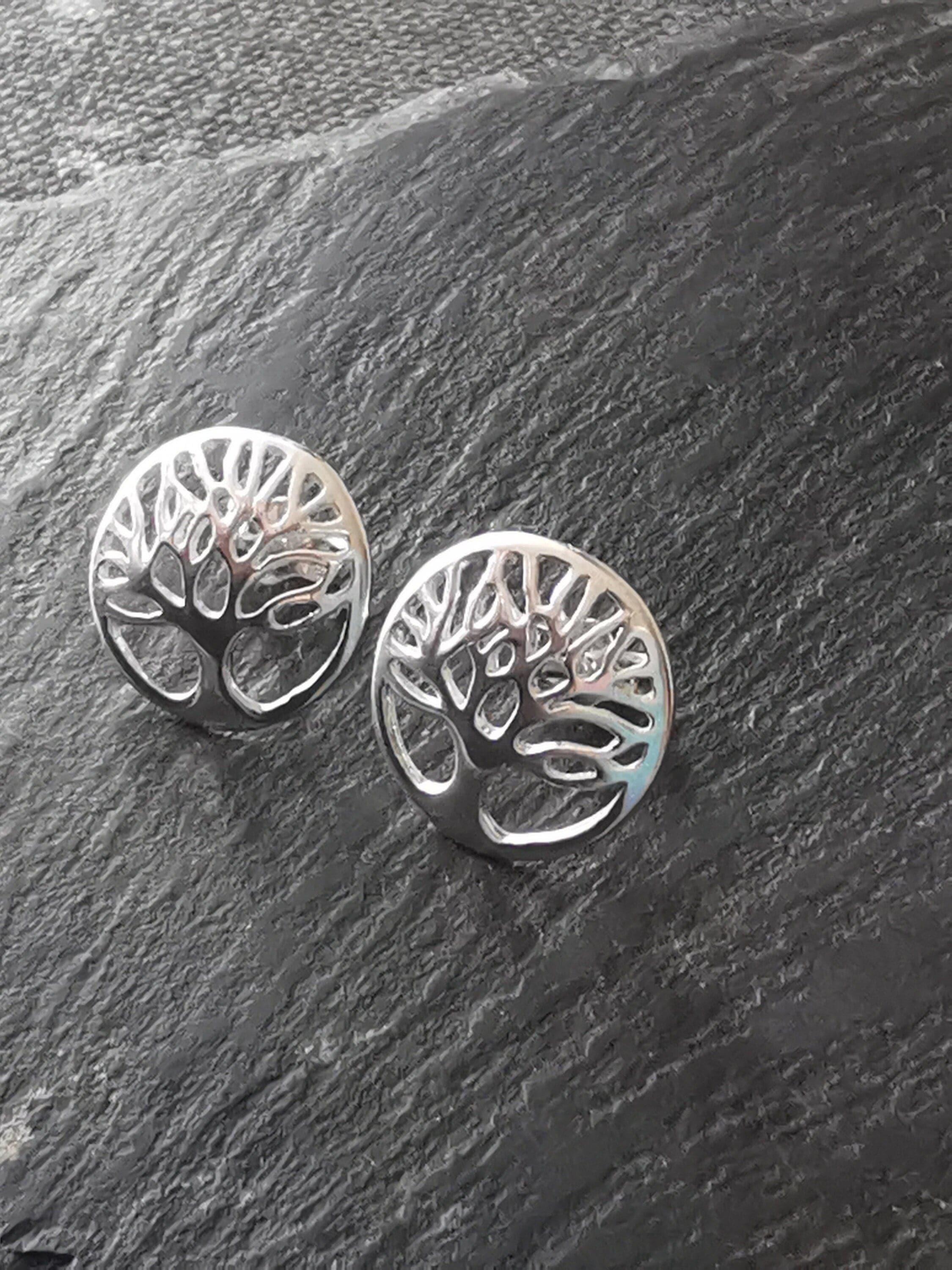 Tree of life earrings sterling silver - Tamar and Talya